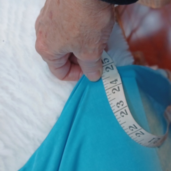 Studio West Apparel Woman's Blue & Black Long Summer Dress sz‎  L NWT - Picture 6 of 9